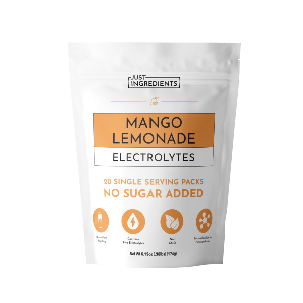 Mango Lemonade Electrolytes  - Single Serving Packs (20)